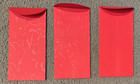 Wells Fargo Bank   Chinese New Year Red Money Envelope   Lantern Design   Pk 3