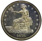 1876  1 Trade Silver Dollar Ngc Pf63 Cac