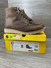 Men s Carhartt  6 Inch Waterproof Wedge Work Boot Cmw6095 Brown Leather Sz 12 M