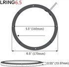 Tzvmny 4pcs 6 5  Chasing Led Speaker Rings For Polaris Slingshot Audio