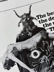 The Devil s Bride  1968  Rare Hammer Horror Pressbook - Starring Christopher Lee