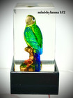 1 12 Dollhouse Miniature Resin Led Light Parrot Working Table Lamp
