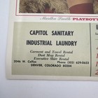 Original 1976 Playboy Playmate Pinup 12 Month Calendar Local Denver Advertising