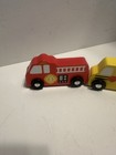 Set Of 6 Wooden Toy Vehicles- Learn To Count Cars