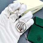 Rolex Crown Stainless Steel Keychain Titanium Keyring Ad Vip Gift