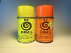 Vintage 1960s  Daz-l Spray Paint Set Of 2  Paper Labels  Mini 3 Oz Cans 