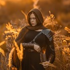 Men Renaissance Costume Set 6 Pcs Medieval Viking Cosplay Armor Copper