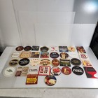 Vintage Beer Mats Coasters Rare Lot Of 34 Various Places Mostly New C 5