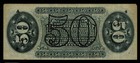 1863 Us Third Issue 50 Cents Fractional Currency Green Back