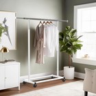 Simple Houseware Standard Rod Garment Rack  White 