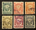 Travelstamps  Nicaragua Official Stamps - Lot Of 6 - U p u  - Used Handstamped