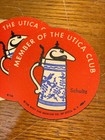 Lot 6 Vintage Member Of The Utica Club Beer Coasters Schultz And Dooley 3 Of Eac