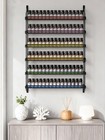 Wall Mount Nail Polish Rack 6 Tier Metal Organizer Holds 90 Bottles Salon