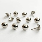 500 Pcs 11x17mm Nickel Sofa Upholstery Tacks Decorative Nail Head Nails Diy