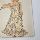 Vtg Very Easy Vogue Sewing Pattern 9157 Summer Dress 8 Ruffled Hem Pockets Uncut