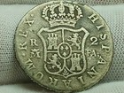 1804 Fa Spanish Colonial  Charles Iv  Silver Bust 2 Reales - Madrid