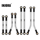 Injora Stainless Steel High Clearance Chassis Links Set For 1 18 Rc Crawler Trx4