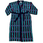 Vintage Sears Roebuck Terry Cloth Robe Multi Color Aztec Cotton Cottage Core