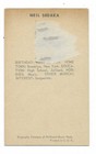 Rare 1960 Autographed Exhibit Card Neil Sedaka Rookie Jewish Great Deal