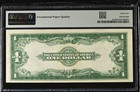 1923  1 Silver Certificate Star Note Fr  238  Woods white Pmg 64epq