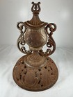 Antique 1904 Cast Iron Stove Finial   Topper  Nickle  Glenwood 