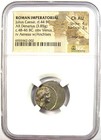 Julius Caesar Ar Denarius Silver Venus Roman Coin 46 Bc  Certified Ngc Choice Au