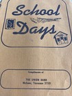 Vintage School Days Memory Book K-12 Photo Health Record Small Town  Tennessee