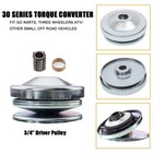  30 Series Torque Converter Driver Clutch 3 4 Bore Go Kart For Comet 219552 5   