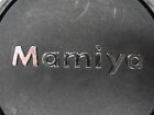 Mamiya 77mm Genuine Black   Silver Snap On Front Camera Lens Cap