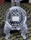 1974 Silver Austria 100 Schilling Pf Innsbruck Winter Olympics Commem  W capsule