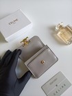                          Triomphe Leather Card Holder Wallet
