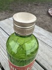 Iconic 70   s Red Ripple Labeled Wine Bottle  
