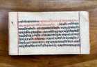 Antique Indian Old Handwritten Sanskrit Group Manuscripts Likely Yoga Shastra