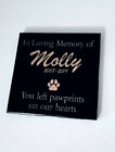 Pet Memorial Stone Cat Or Dog Remembrance Custom Engraved   Pet Sympathy Gift