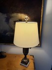 Antique Large Cut Crystal And Brass  Finial Free Shipping