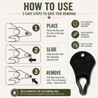 The Original Tick Key - Detaching Device - Portable  Safe And Black