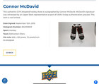 Connor Mcdavid Autographed Ccm Jetspeed Skates Edmonton Oilers Uda             
