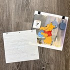 The New Adventures Of Winnie The Pooh  1988  Pooh Production Cel   Drawing   Coa