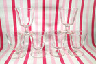 Swanky Vintage Libbey Short Stem 6pc Low Ball Whiskey Or Cocktail Glass Bar Set