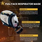 Kyng Gas Mask   40mm Nbc Filter - Full Face Respirator Cbrn Mask