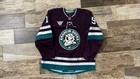 2023-2024 Troy Terry Anaheim Ducks Game Worn Used 30th Anniversary Set 3 Jersey 