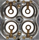 Holley 134-302sa Aluminum Hp Main Body Retro-fit Kit-850 Cfm