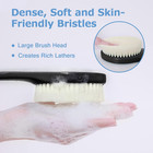 Body Back Scrubber     17   Long Handle Shower Brush  Durable Exfoliator For Dry  