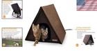 K h Outdoor Heated Cat House   Multi-kitty A-frame Shelter