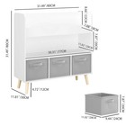 Kids Bookshelf   Toy Storage Organizer Montessori Book Shelves Children Bookcase