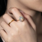 1 44ct Multicolor Mexican Fire Opal Halo Diamond Ring 14k Yellow Gold