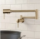 Delta Wall Mount Pot Filler Faucet Champagne Bronze Item  Bci3172425