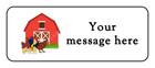 30 Personalized Chicken  Hen  Farm Egg Carton Stickers  Labels  Tags