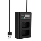 Usb Dual  Charger For Sony Np-fw50 Battery Alpha A6500 A6300 A6000 A7s A7