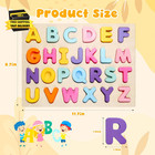 Alphabet Puzzles Wooden For Toddlers  Abc Learning Toys For Kids  Preschool Educ